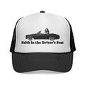 Trucker Cap — "Faith in the Driver's Seat" Vintage Convertible Hat